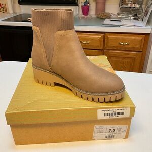 Magnolia Taupe Ankle Booties